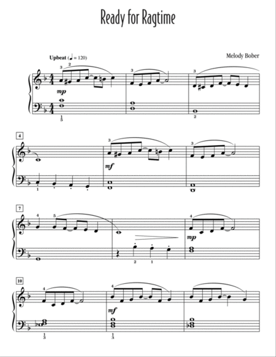 Ready for Ragtime Ready for Ragtime Easy Piano scores gallery preview page 2