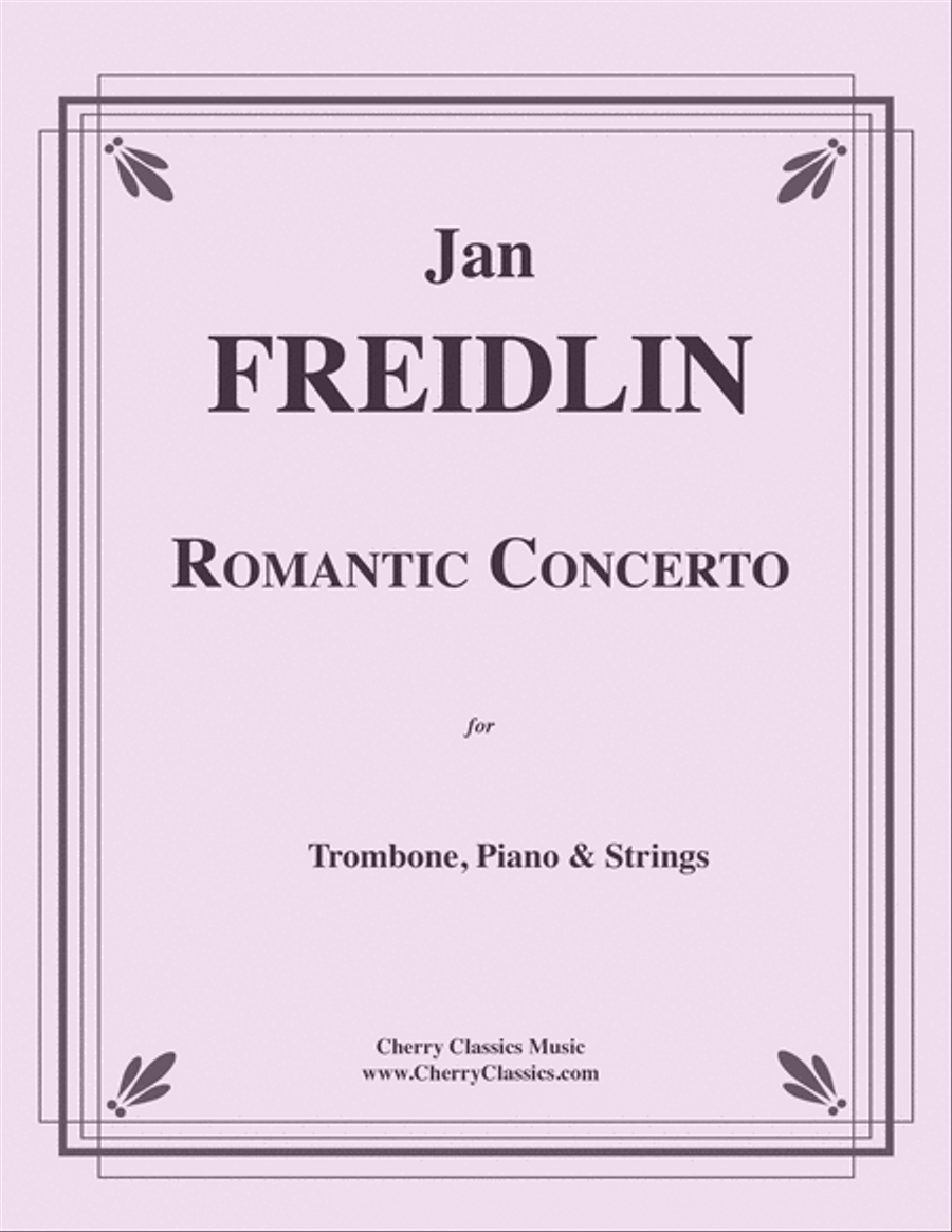 Romantic Concerto for Trombone and Orchestra Piano Accompaniment scores gallery preview page 1
