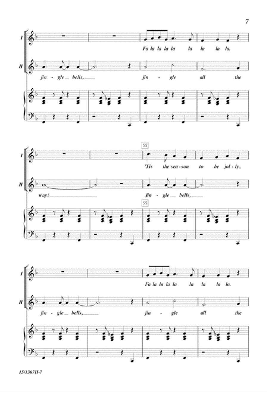 A Holiday Hand Jive A Holiday Hand Jive 2-Part scores gallery preview page 7