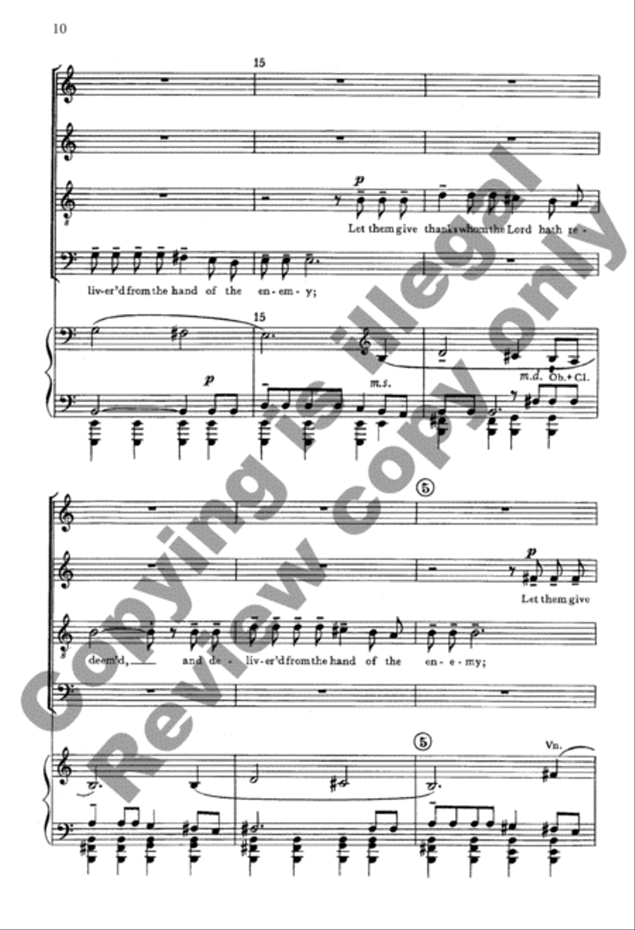 A Psalm Of Thanksgiving A Psalm Of Thanksgiving 4-Part scores gallery preview page 10