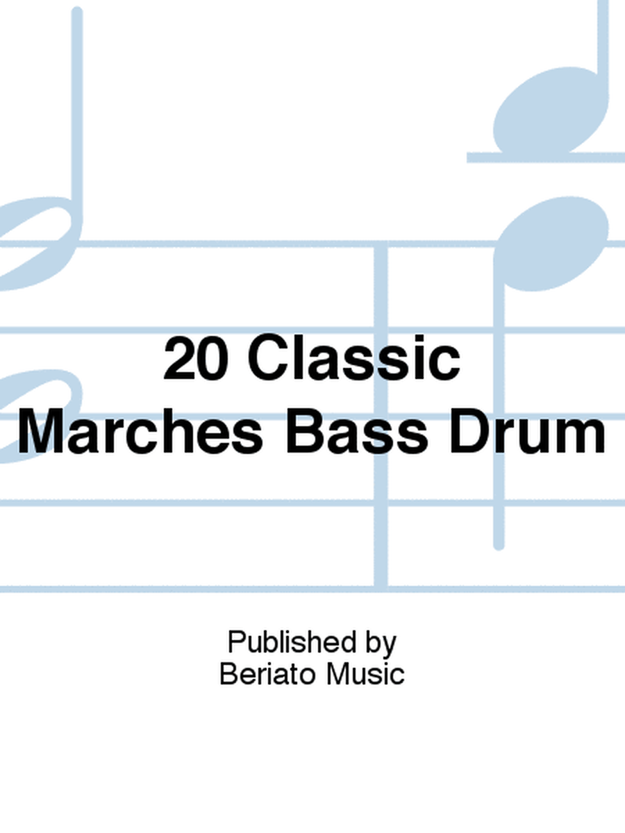 20 Classic Marches Side Drum