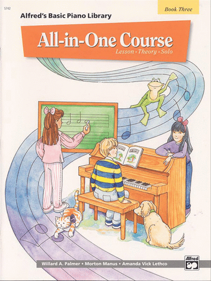 Alfred's Basic All-in-One Course, Book 3 Piano Method scores gallery preview page 1
