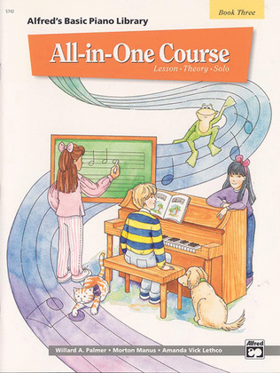 Book cover for Alfred's Basic All-in-One Course, Book 3