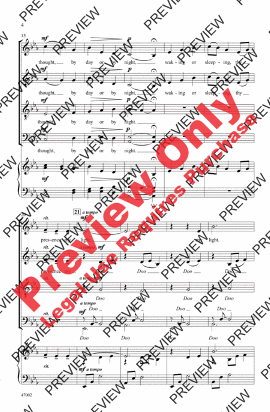 Be Thou My Vision Be Thou My Vision 4-Part scores gallery preview page 4