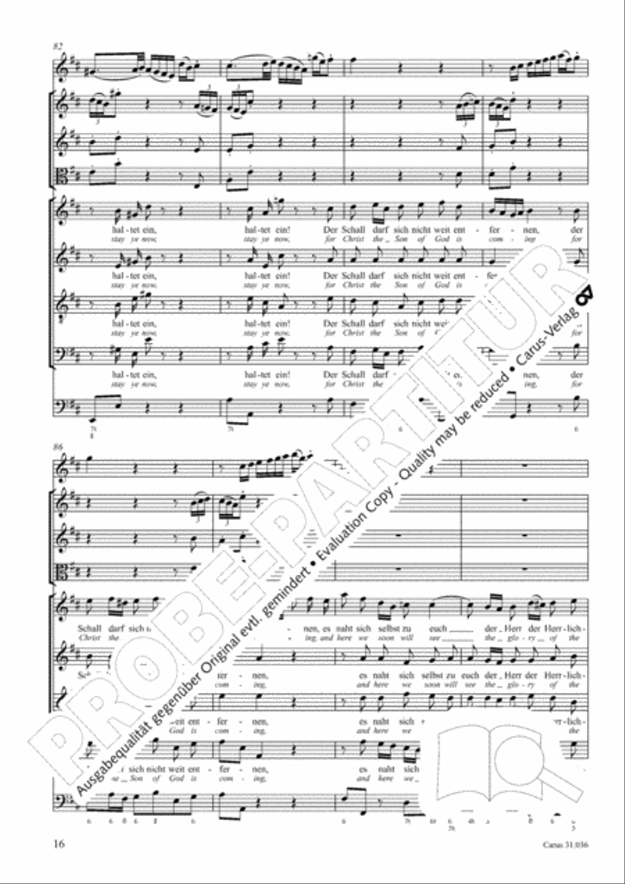 Up joyous raise your song (Schwingt freudig euch empor) 4-Part scores gallery preview page 17