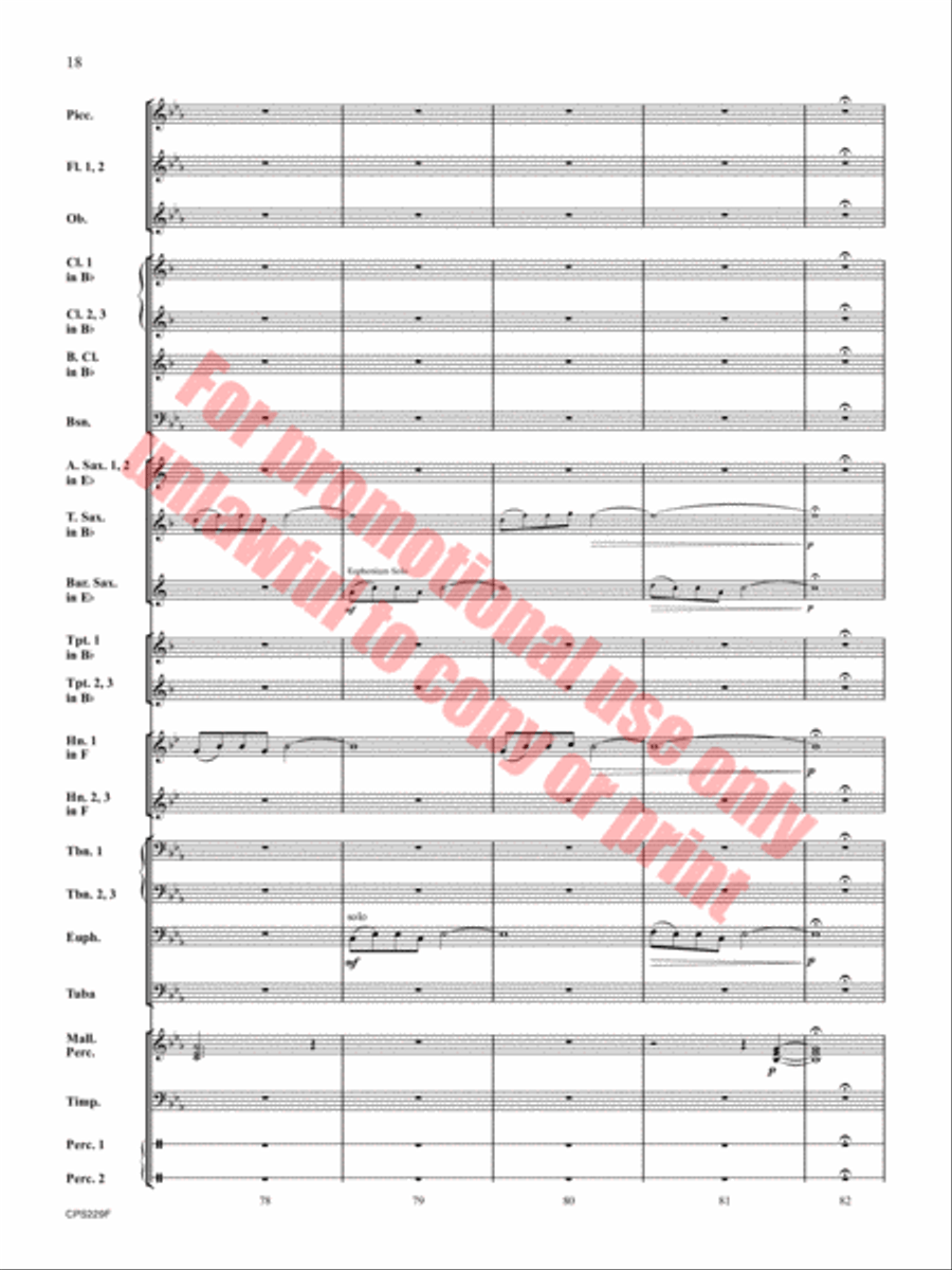 An Arizona Celebration An Arizona Celebration Concert Band scores gallery preview page 19