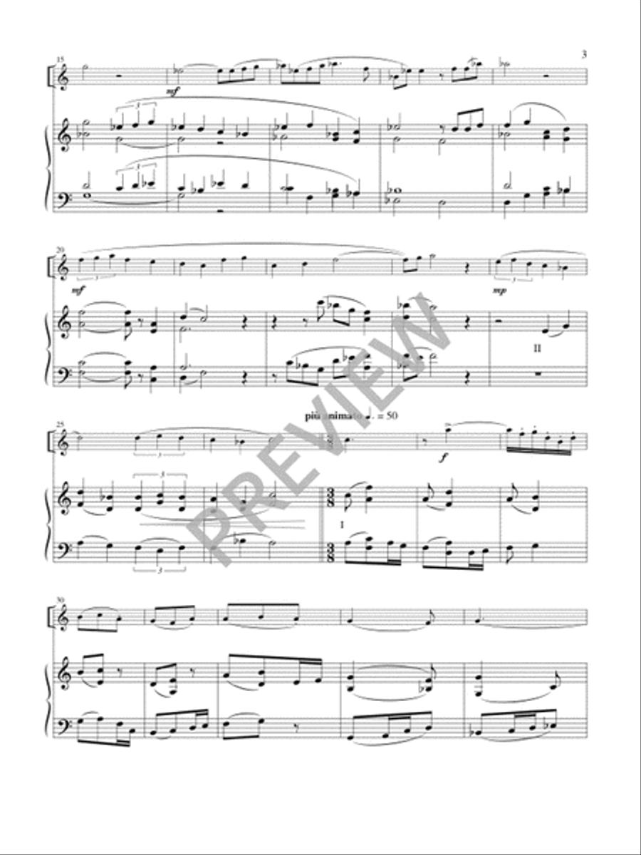 Prelude on VENI CREATOR SPIRITUS C Instrument scores gallery preview page 4