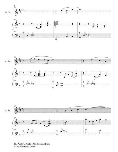 Gary Lanier: 3 Inspiring Hymn Tunes (Duets for Alto Sax & Piano) image number null