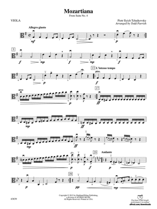 Mozartiana: Viola