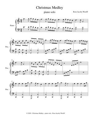 Christmas Medley - piano solo