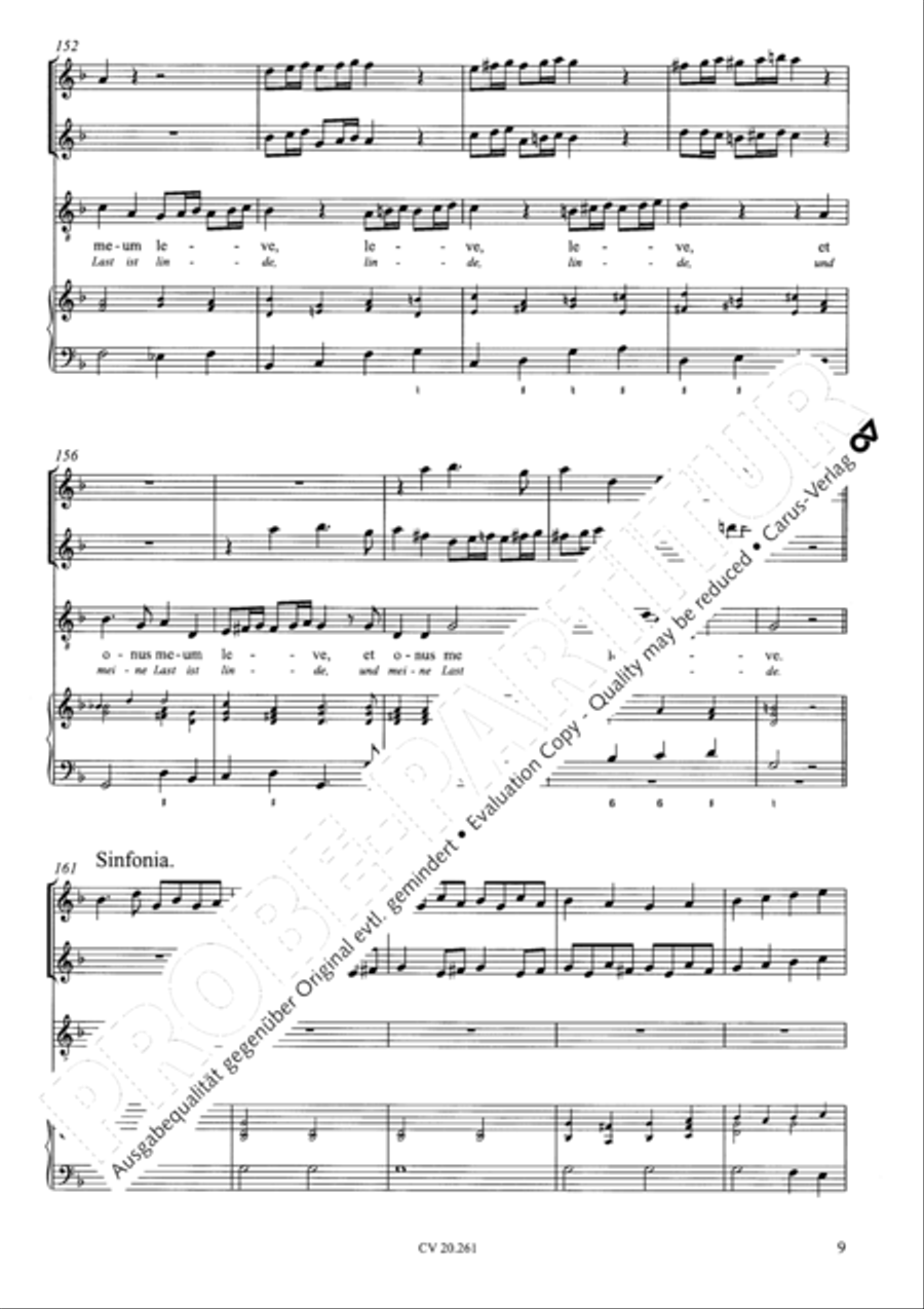 Venite ad me (Kommt alle zu mir) Tenor Voice scores gallery preview page 10