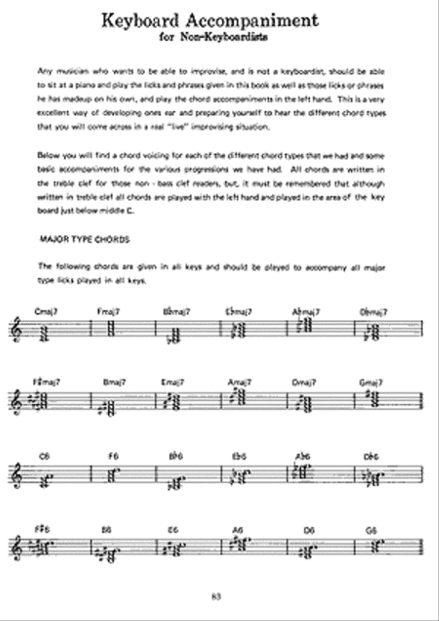 Jazz Saxophone Licks, Phrases & Patterns Saxophone scores gallery preview page 4