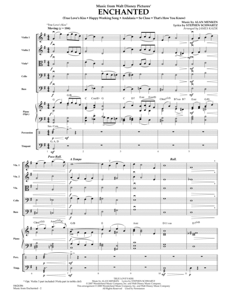 Music from Enchanted - Full Score
