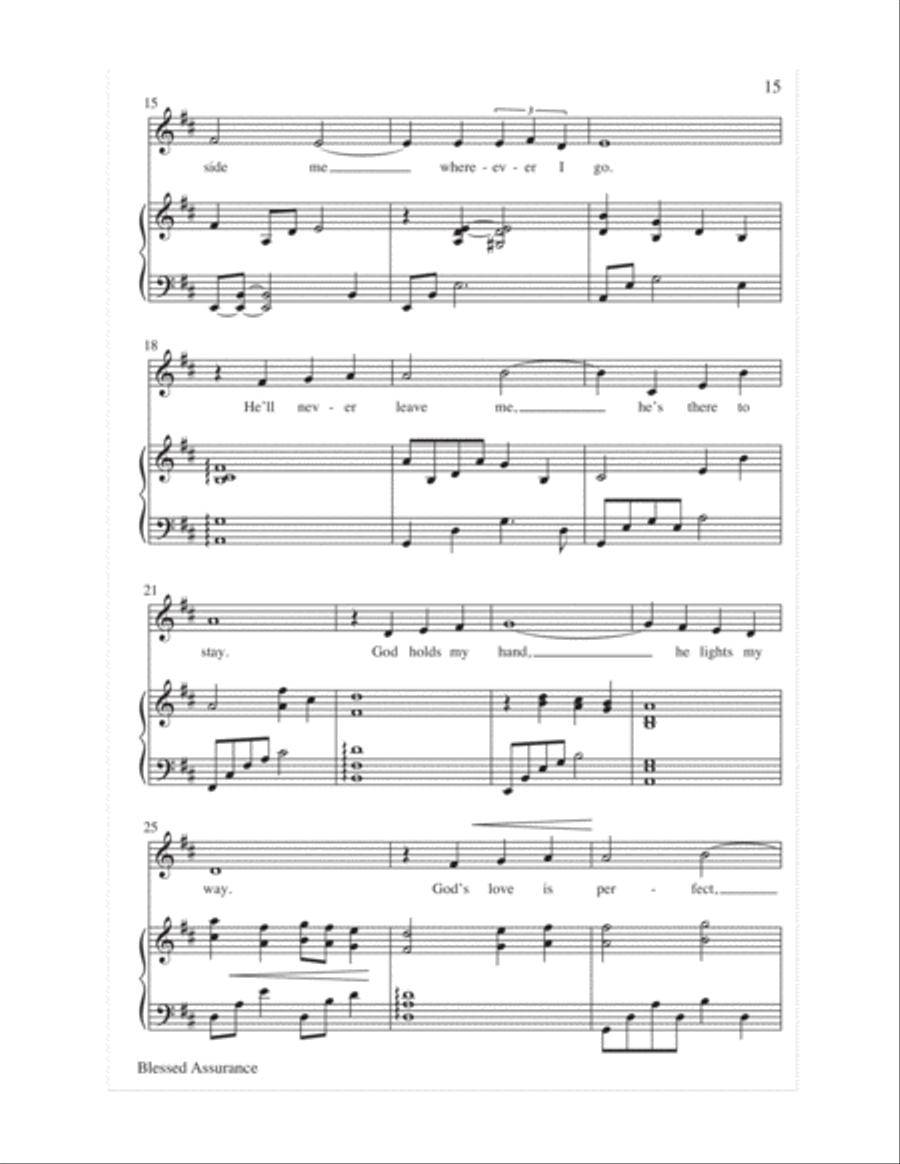 Let the Children Sing 4-Part scores gallery preview page 17
