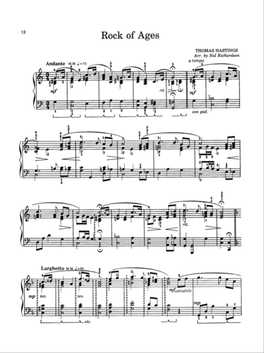Hymn Reflections Piano Method scores gallery preview page 4