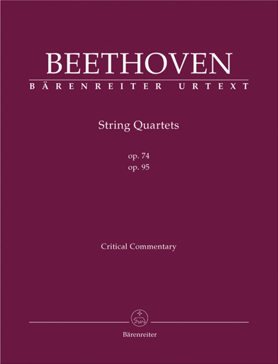 String Quartets op. 74, 95 String Quartet scores gallery preview page 1