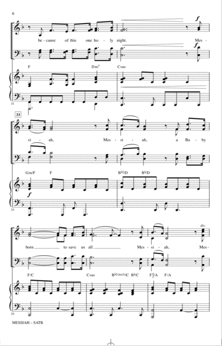 Messiah 4-Part scores gallery preview page 5