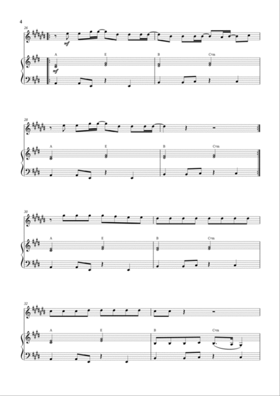Anti-hero Alto Saxophone scores gallery preview page 4
