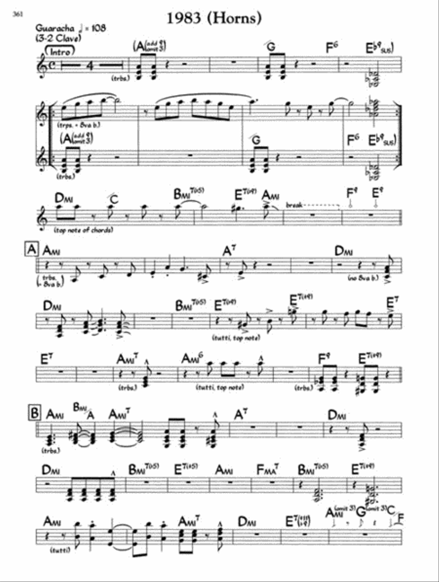The Latin Real Book - C Edition Piano scores gallery preview page 5