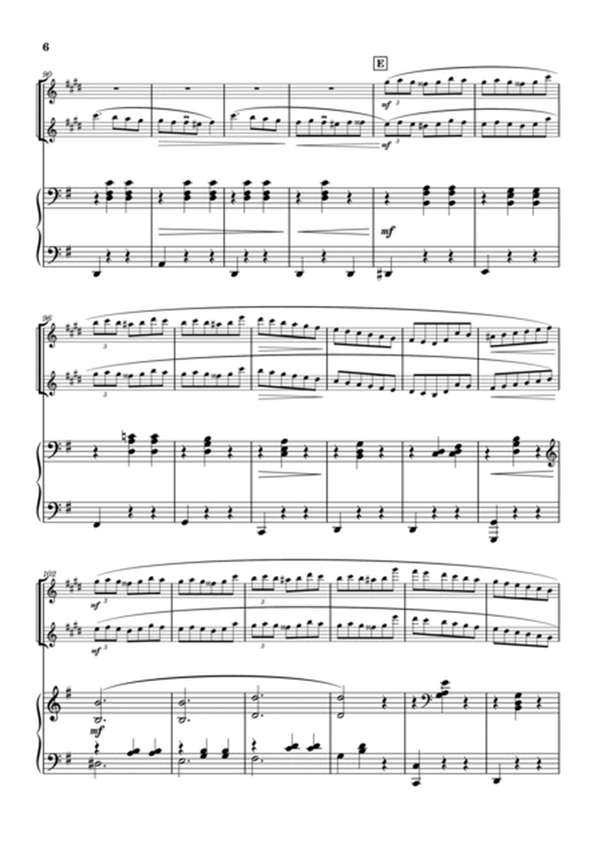 "Valse op.64-1" (Gdur) piano trio / Baritone Sax duet (1st edition) image number null