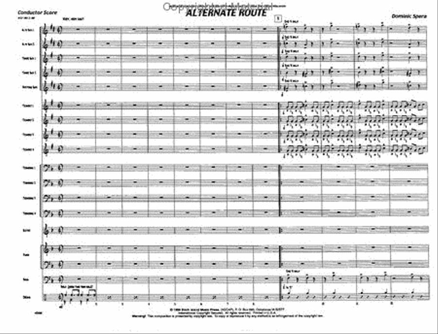 Alternate Route Jazz Ensemble scores gallery preview page 2