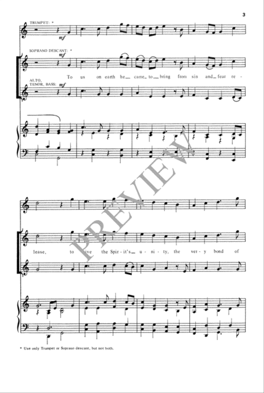Awake, Arise, Go Forth in Faith 4-Part scores gallery preview page 4