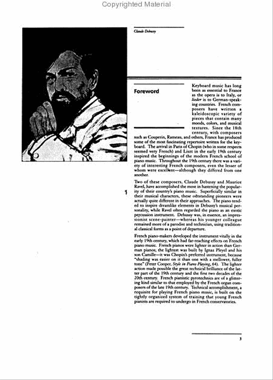 Masters of French Piano Music Piano Solo scores gallery preview page 2