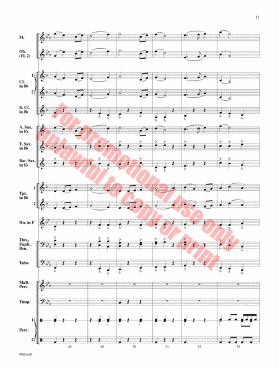 The Lightning Catcher Concert Band scores gallery preview page 12