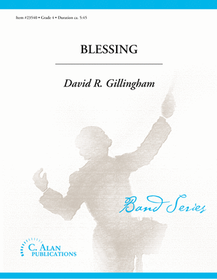 Book cover for Blessing (score only)