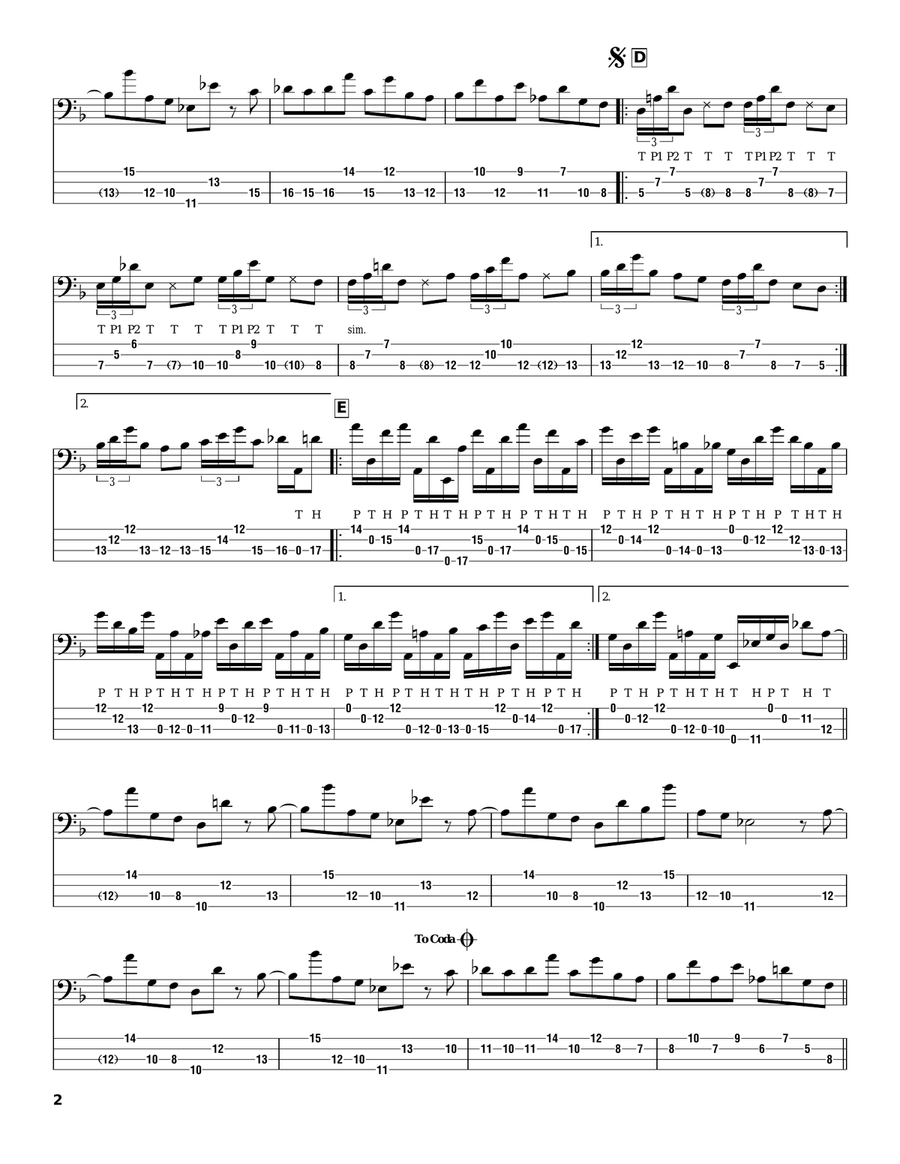 Sinister Minister Electric Guitar scores gallery preview page 2