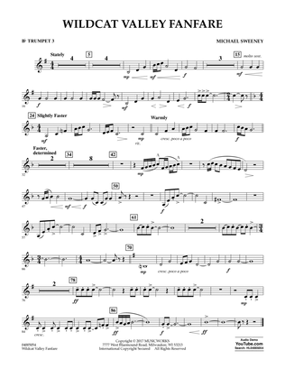 Wildcat Valley Fanfare - Bb Trumpet 3