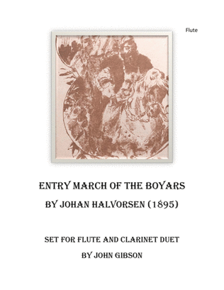 Book cover for Boyar's March - Flute and Clarinet Duet