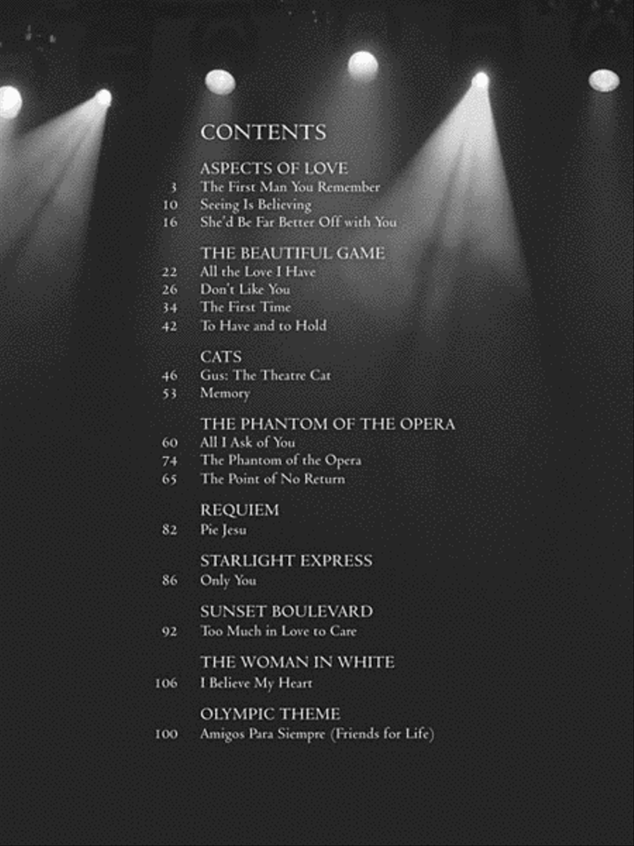 Andrew Lloyd Webber Vocal Duets Piano scores gallery preview page 3