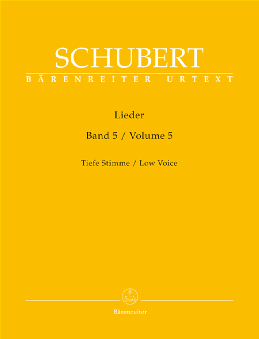 Lieder, Volume 5 Low Voice scores gallery preview page 1
