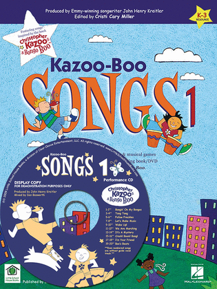 Book cover for Kazoo-Boo Songs 1 CD