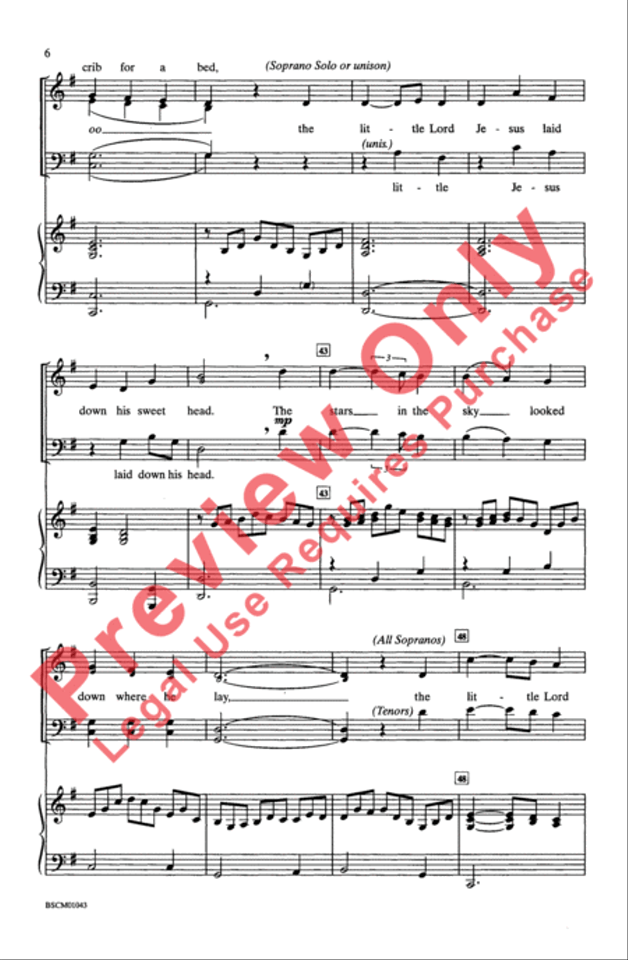 Jesu, Joy of Christmas Jesu, Joy of Christmas 4-Part scores gallery preview page 5