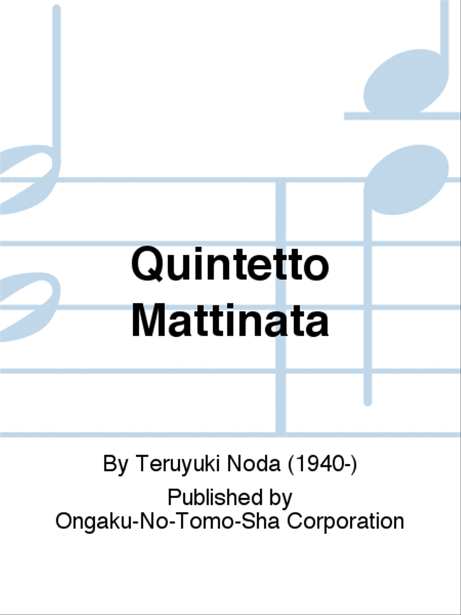 Quintetto Mattinata School and Community scores gallery preview page 1