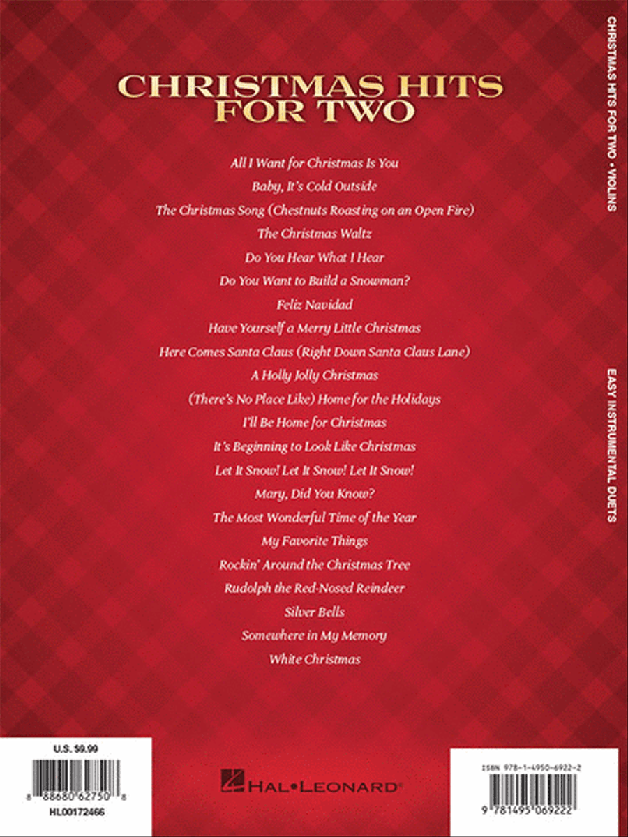Christmas Hits for Two Violins String Duet scores gallery preview page 6