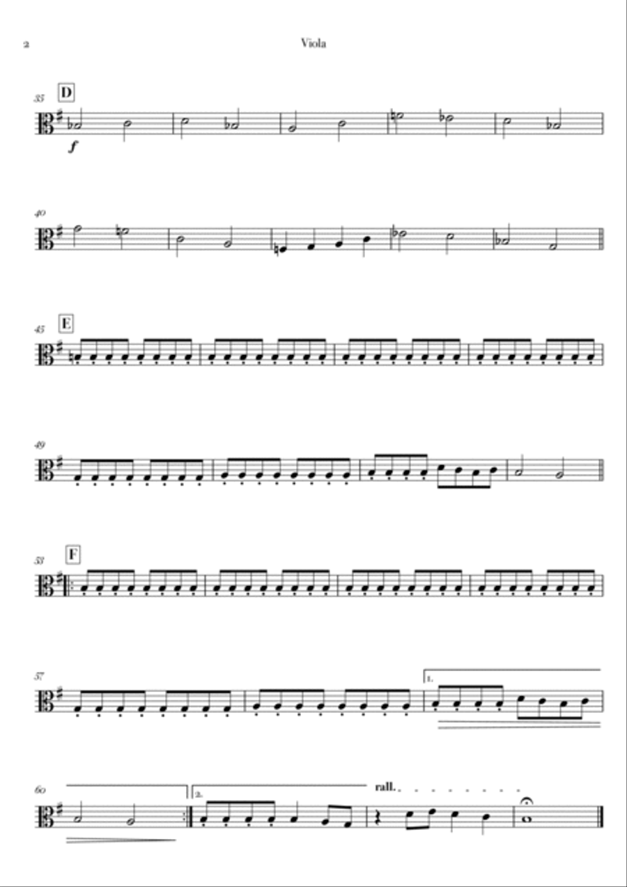 Every Breath You Take String Quartet scores gallery preview page 6