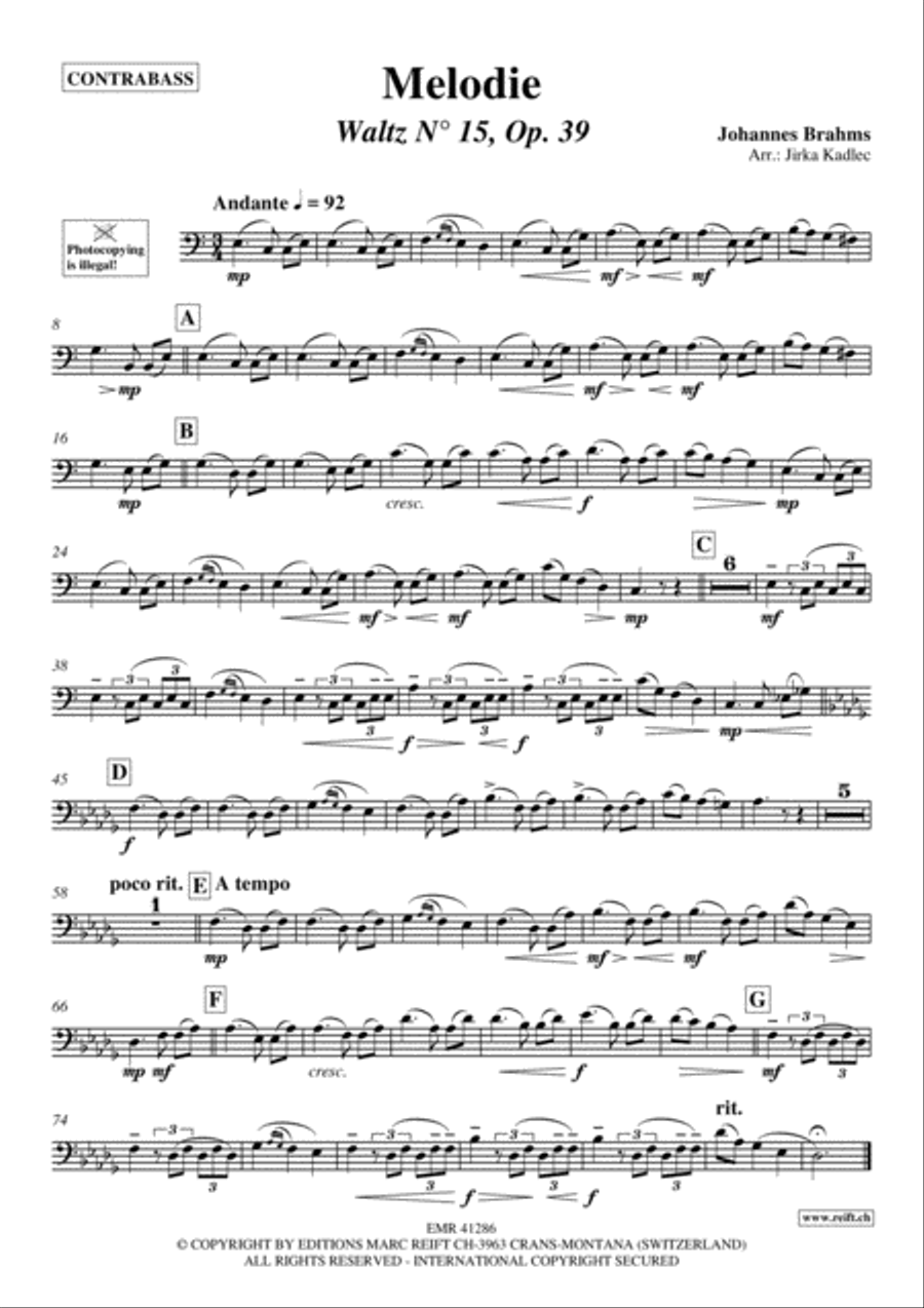 Melodie Double Bass scores gallery preview page 2