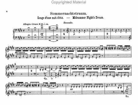 A Midsummer Night's Dream for Piano Four Hands