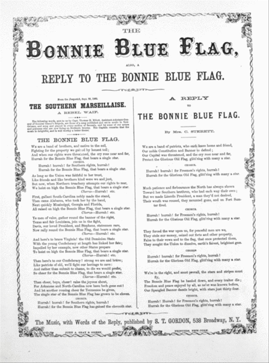 Reply to the Bonnie Blue Flag Voice scores gallery preview page 2