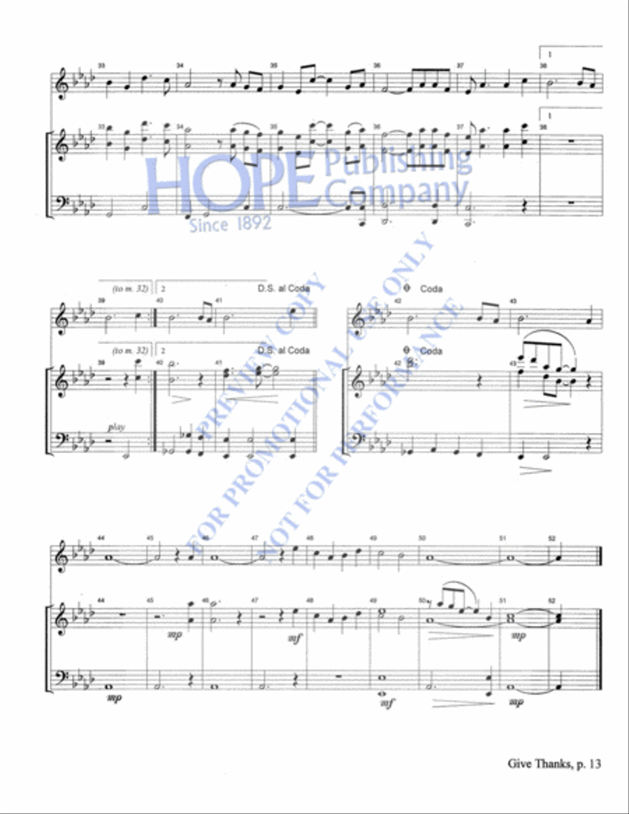 Praise Him with Instruments Orchestra scores gallery preview page 16