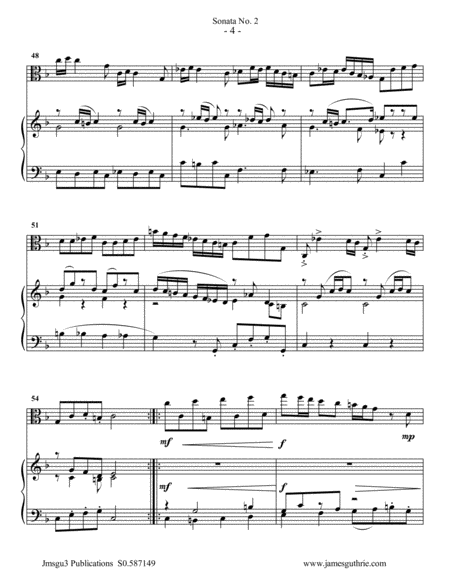 Vivaldi: Sonata No. 2 for Viola & Piano image number null