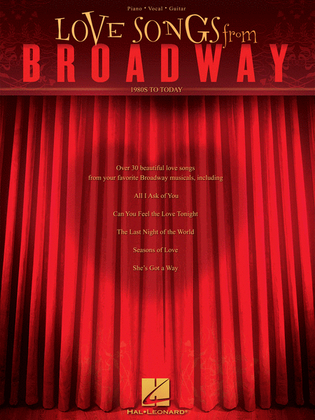 Book cover for Love Songs from Broadway
