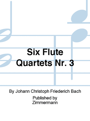 Six Flute Quartets Nr. 3