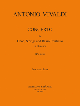 Concerto in D minor RV 454