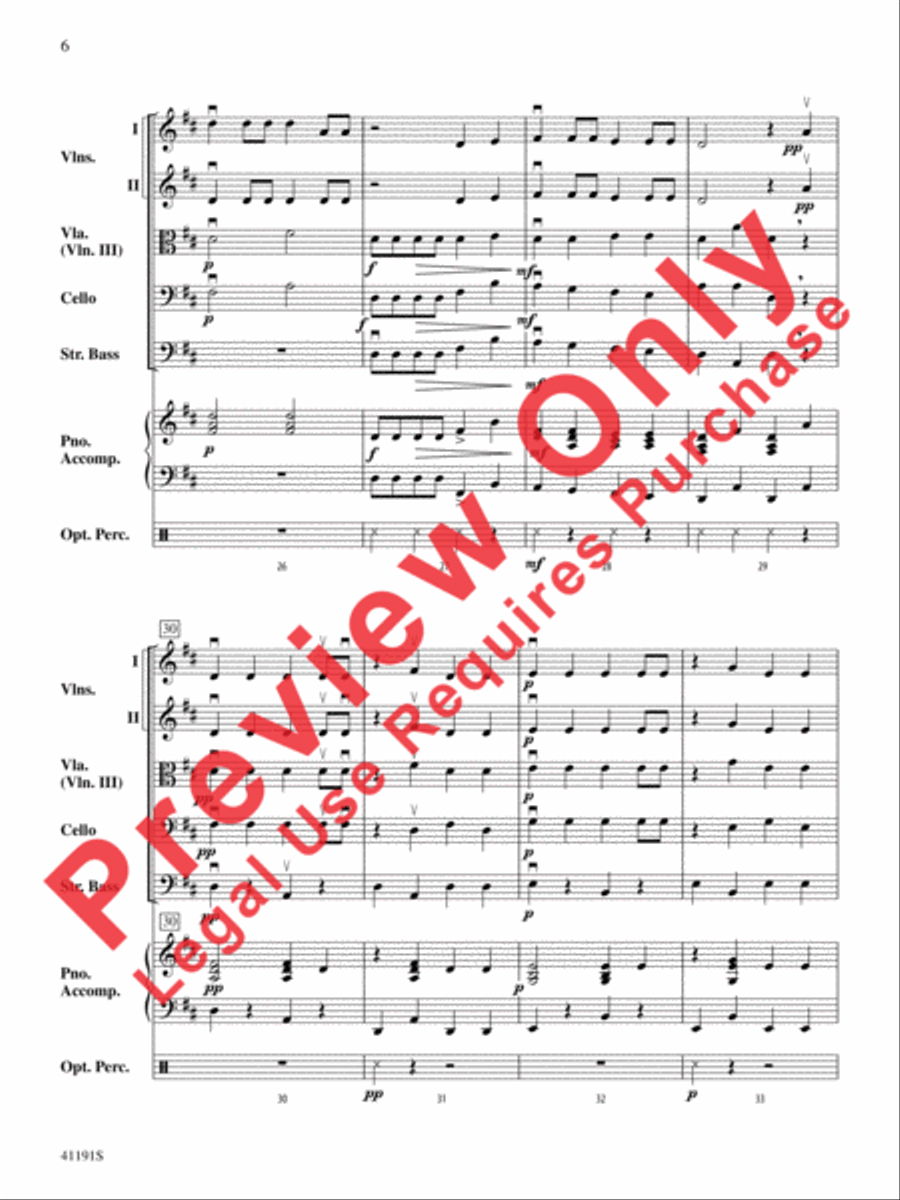 Dry Bones Dry Bones String Orchestra scores gallery preview page 7