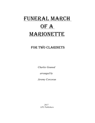 Funeral March of a Marionette for Two Clarinets