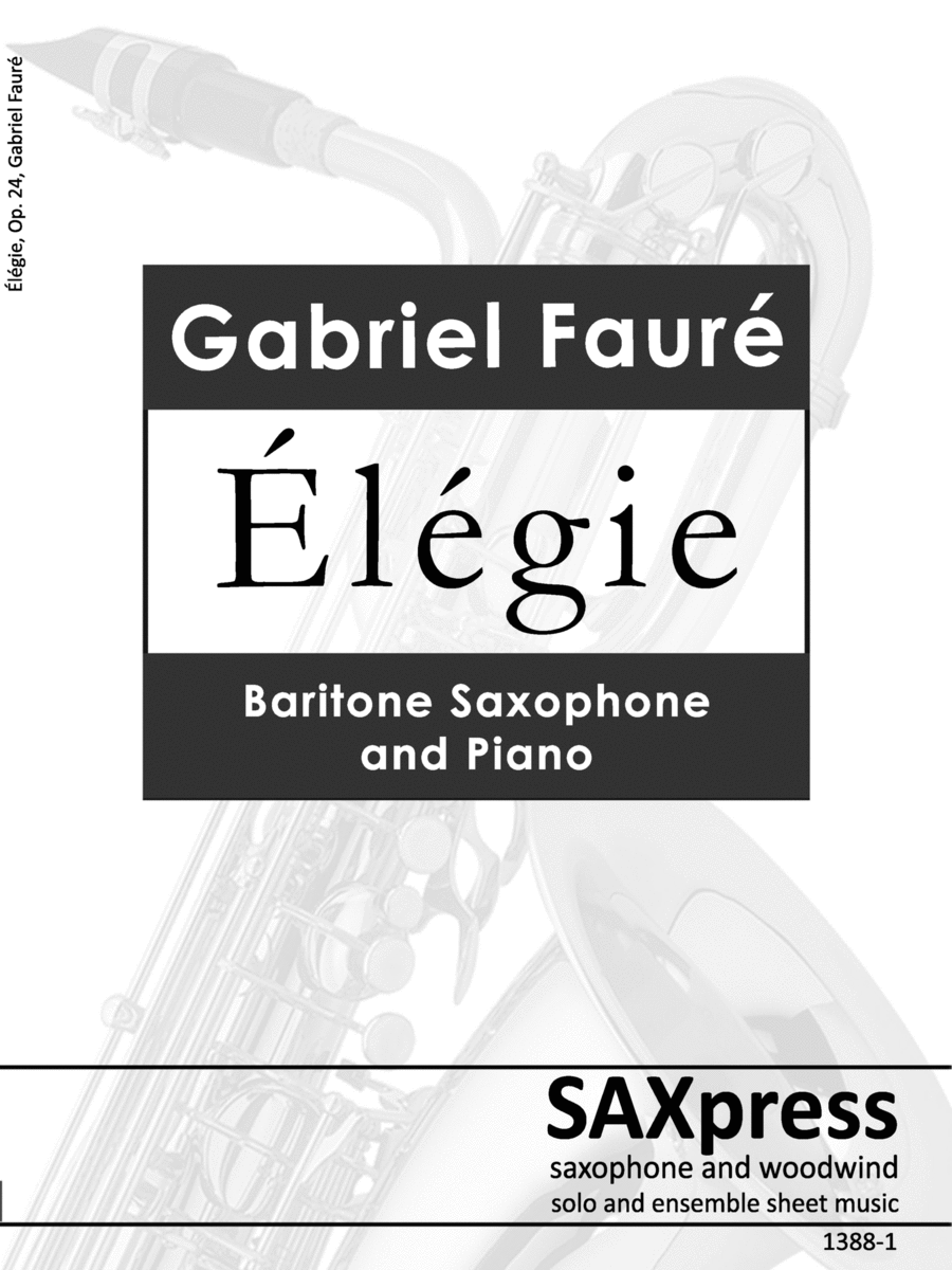 Elegy, Op. 24 Chamber Music scores gallery preview page 1